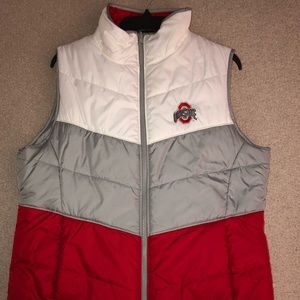Women’s Ohio State Reversible Puffer Vest